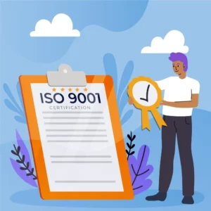 iso 9001 vector